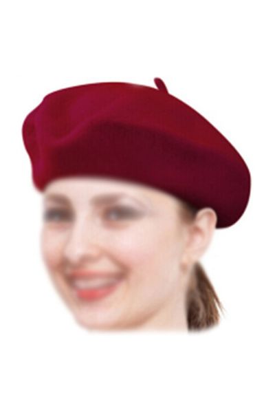

2020 new women's fashion casual beret beanie hat, Blue;gray