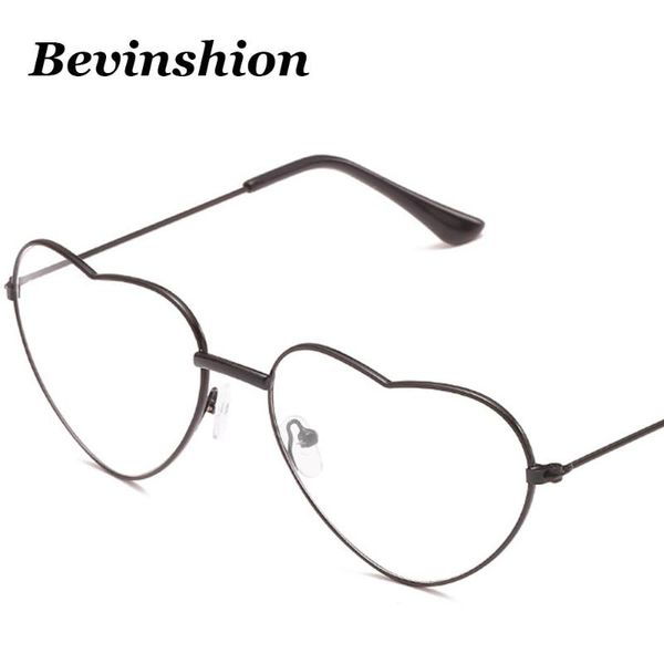 

korea vintage glasses clear elegant ladies glasses frame heart sunglasses women retro optial frame love shape couple oculos, White;black