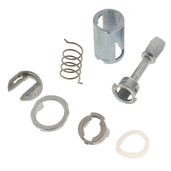 

7pcs/set door lock cylinder barrel metal front left & right door repair kit 0.59x0.59x2.17inch for passat