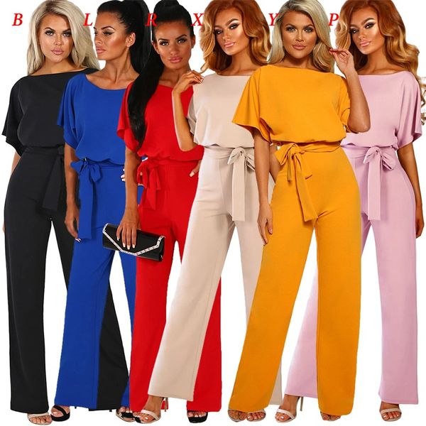 

женщины лето новый сплошной цвет рабочее место женский комбинезон элегантный достойный свободный комбинезон повседневный ежедневный n, Black;white