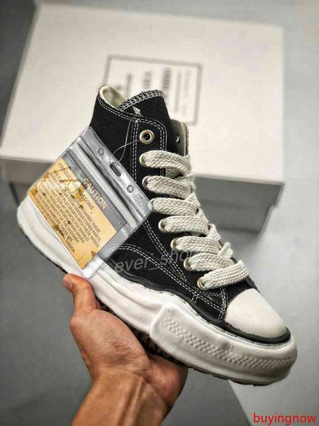 

2020 новый nigel cabourn maison mihara yasuhiro оригинальная подошва холст тройной s платформа повседневная кроссовки женские мужские дизайн