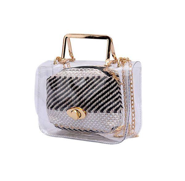 

xiniu fashion women summer new jelly beach travel solid color handbag crossbody shoulder bag bolso mujer fiesta#g40