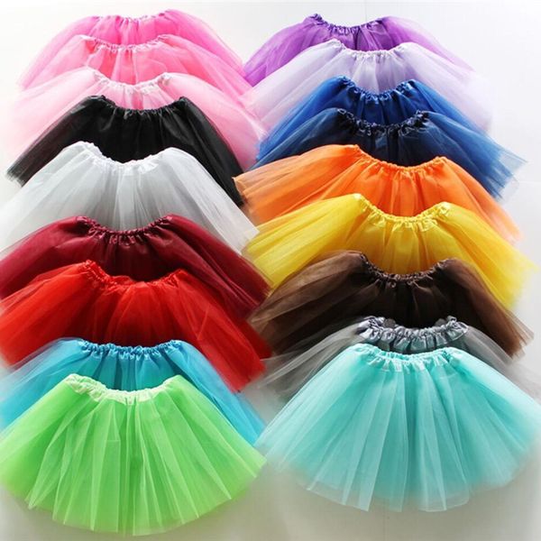 

girls tutu gauzy skirt summer toddler pleated mini bubble skirts party costume a-line ballet dresses boutique kids clothes 2t-8t a42504, Blue