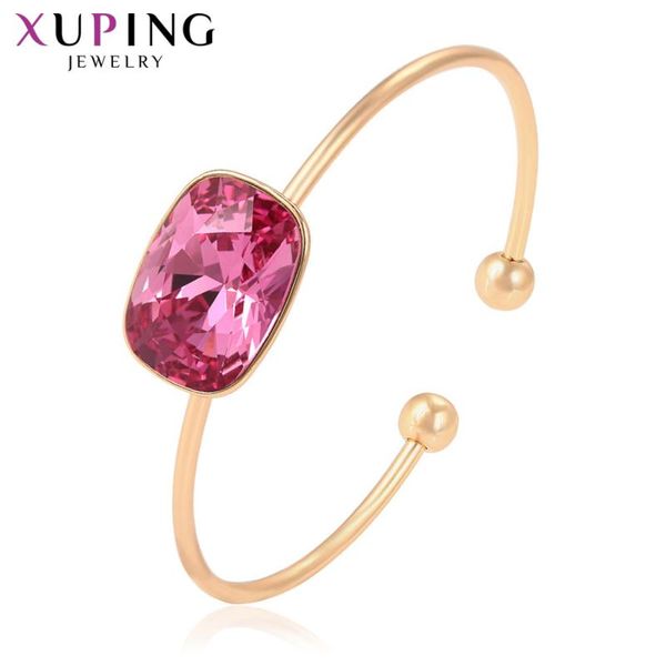 

xuping square woman's bangle crystals from fashion party wedding birthday fashion prime gift s188.7-50018, Black