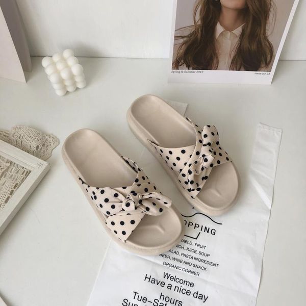 

shoes ladies' slippers lady slipers women med slides girl 2020 soft flat sweet rubber cross-tied pu shoes for, Black