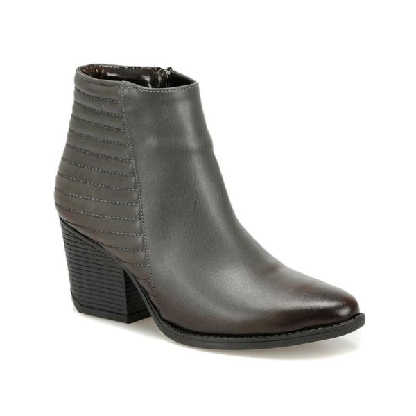 

flo neuer77z gray suede women 's boots butigo, Black