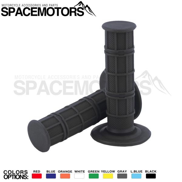 

mx rubber gel like 7/8" black color grips for motorbike motorcycle motocross dirtbike pitbike dirt pit bike ing