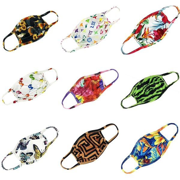 

рот ice маска анти пыли лица эр пыле моющийся многоразовый ice silk cotton дизайнер печатные маски для взрослых детей ljja4087 # 466, Black