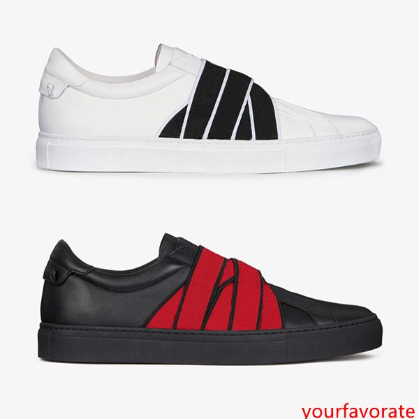 

new stripe 4g webbing black low cut designer shoes men women white leather sneaker paris signature knots trainers size 35-45 with