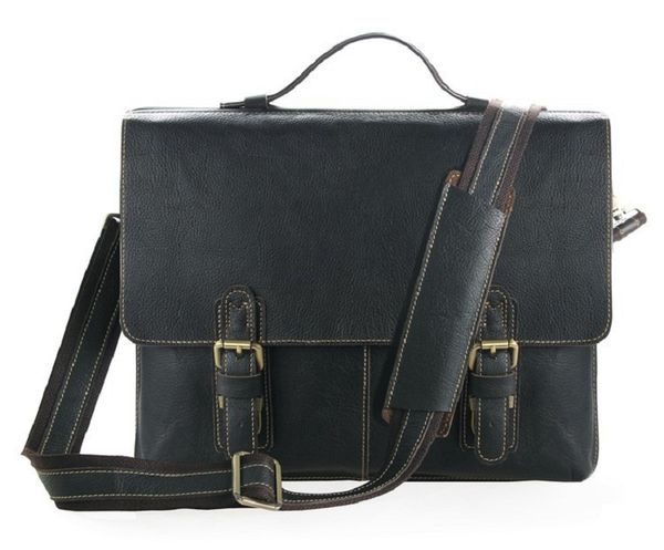 

j.m.d 100% classic leather fashion vintage crazy horse leather men's handbag shoulder messenger bag lapbag briefcase