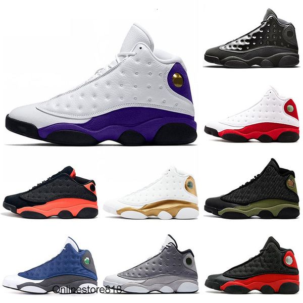 

jumpman lakers court purple 13 mens basketball shoes 13s xiii flint atmosphere grey cap and gown dmp chicago black infrared men trainers