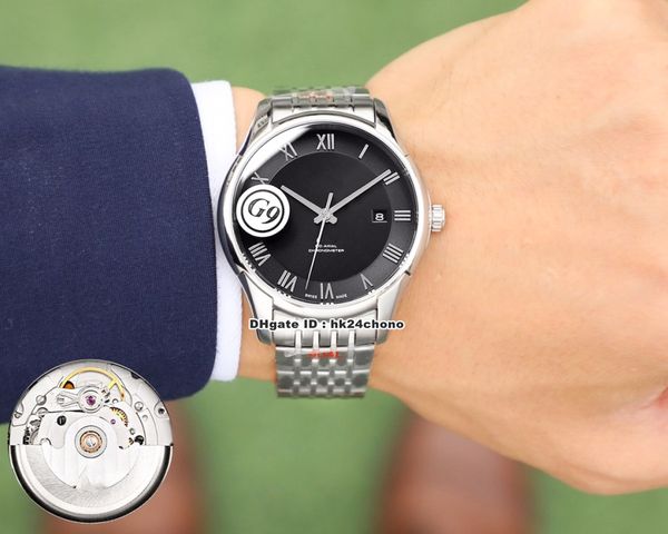 

6 style g9 hour vision co-axial master chronometer 41mm eta2824 automatic mens watch 431.10.41.21.01.001 black dial ss strap gents watches, Slivery;brown