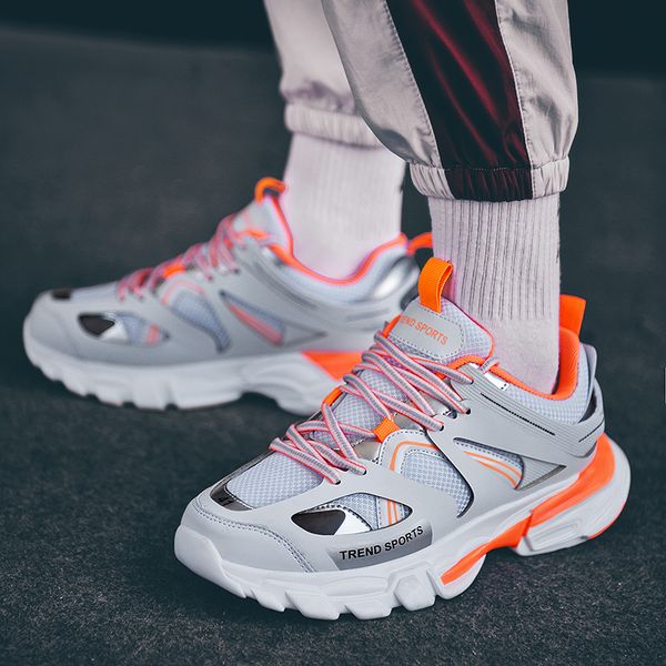 

running shoes for men mesh athletic sneakers sports shoes jogging dad platform ultralight footwear height increasing sneakers