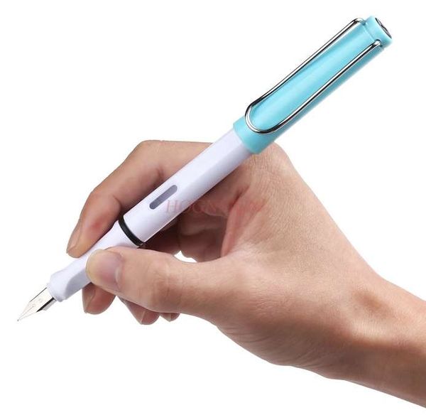 

pen student with writing pen nib extra fine ink black positive posture elementary school student office