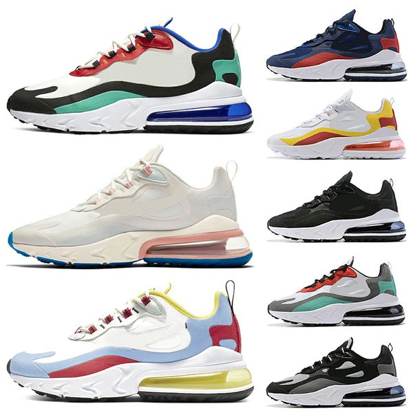 

classic react mens running shoes for womens bauhaus white black breathable outdoor cushion sports sneaker shoes size 40-45