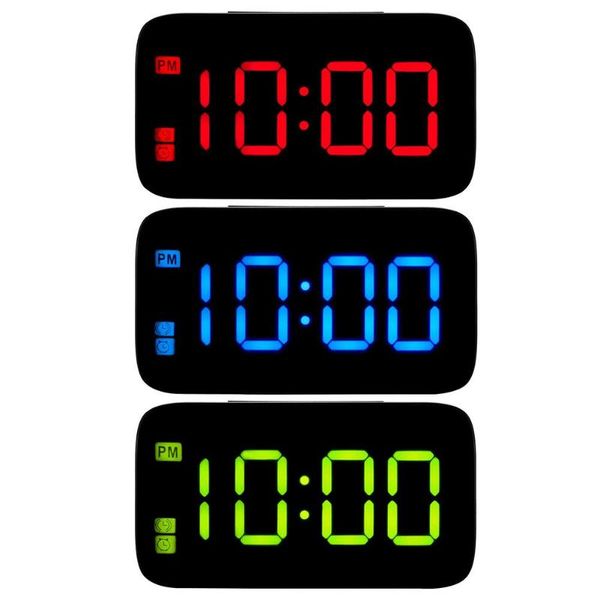 

led digital snooze electronic usb alarm clock night light for bedroom home powered clocks table decor electronic despertador