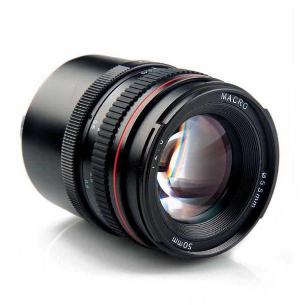 

lightdow 50 мм f1.4 с большой диафрагмой и ручной фокусировкой объектив портретной камеры для sony nex 5r 5t a6500 a6300 a6000 a5100 a5000 a