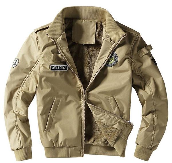 

2018 осень air force 1 flight куртки мужские casual cotton куртки высокого качества army green военные куртки мужские пальто bomber 4xl, Black;brown
