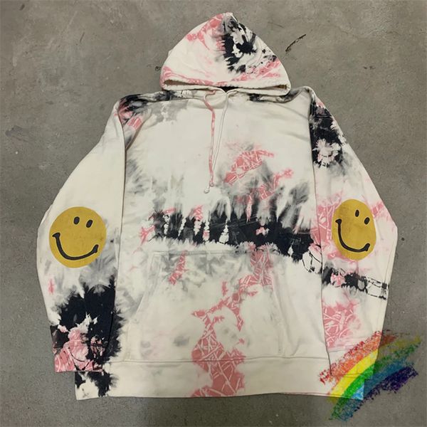 

kapital kountry tye dye smile hoodie men women couple lovers sweatshirts fashion winter hoodies, Black