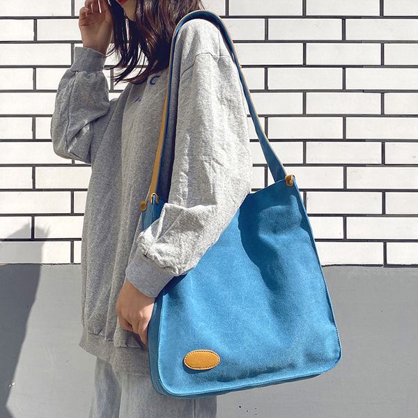 

ocardian messenger bags ladies purse women fashion simple ladies phone pocket canvas solid color handbag single shoulder bag