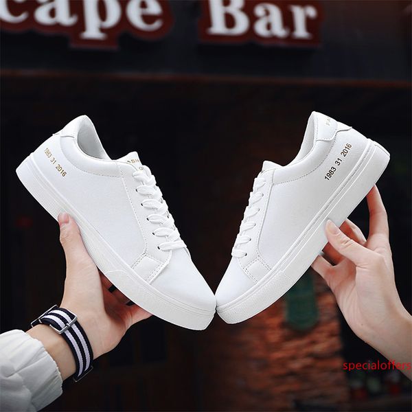 

x60 man spring casual shoes breathable light men lace-up new women s leather shoes wild personality shoes fashion big size 39-46, Black