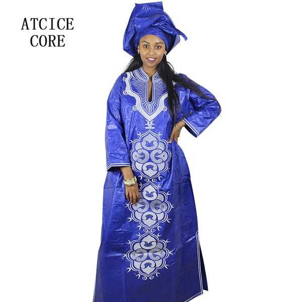 

african dresses for women dashiki traditional african bazin riche embroidery design clothing tx001, Red