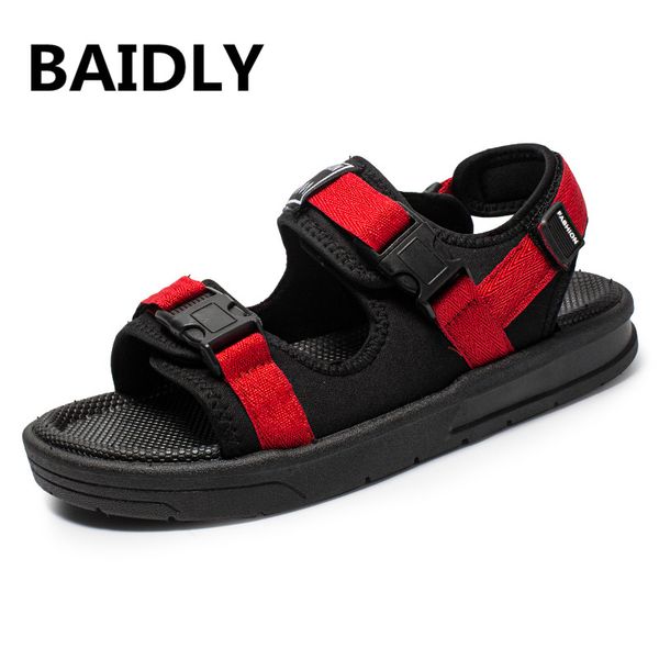 

men's casual shoes fashion summer sandals men's slippers beach breathable home slippers flip-flops zapatos sapato, Black