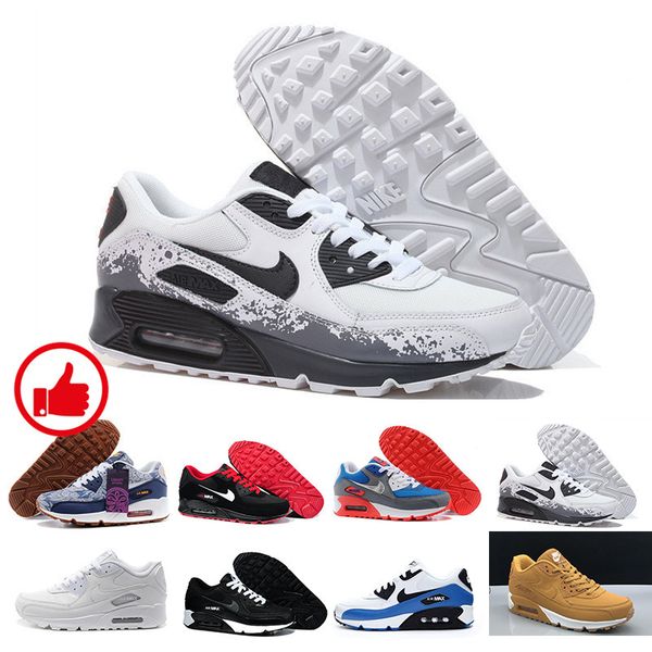 

2017 running shoes cushion 90 kpu mens womens classic 90 casual shoes trainers sneakers man walking sports tennis shoe kut5r