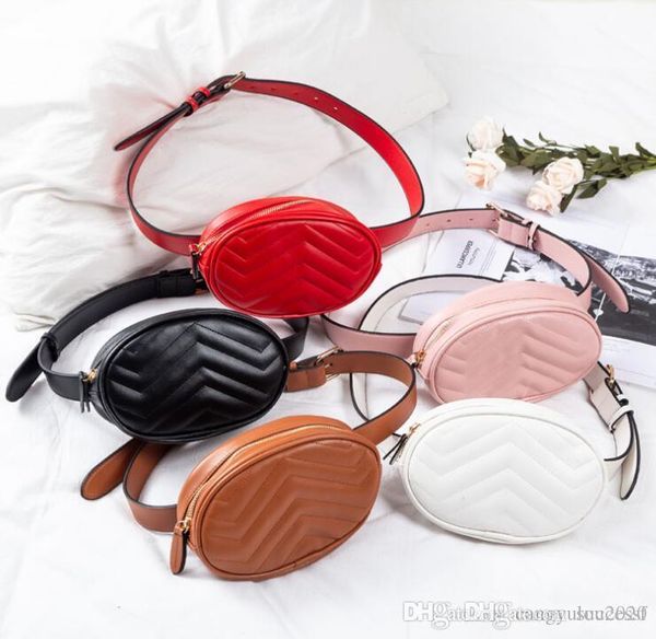 

selling fashion mini handbags women bags waist bag packs lady's belt bags purse women's classic chest handbag 5