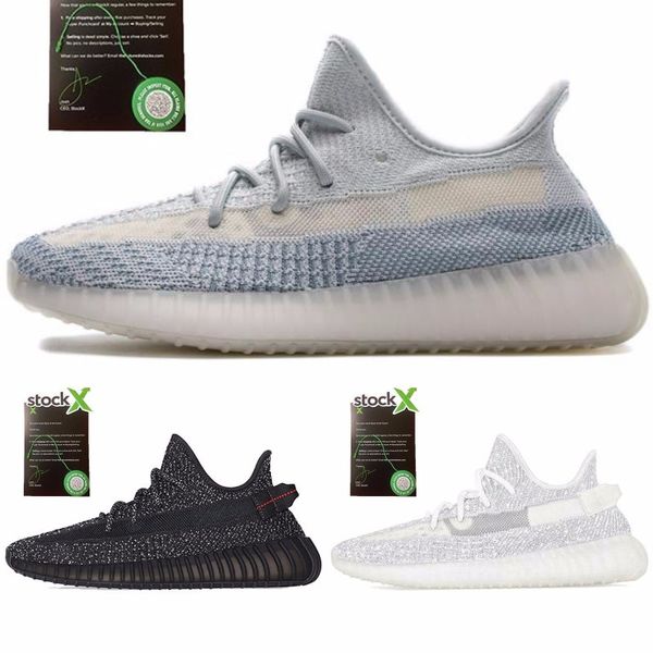 

fashion kanye women mens running shoes gid glow black clay static reflective shoes lundmark zebra beluga west trainers sports sneakers