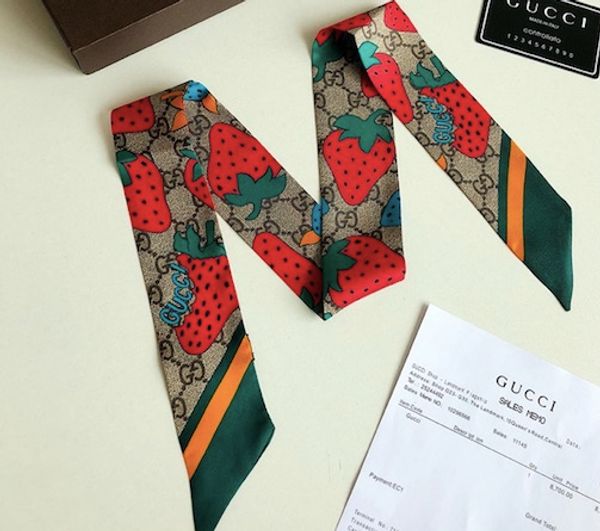 

1 шт. С тегами 2019 новейшие шелковые сумки повязки женские шарфы g буквы стиль сумка