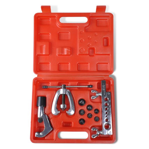 

flaring tool kit set tube bender pipe repair with case