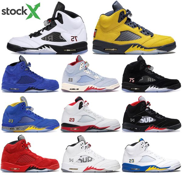 

with socks trophy room 5s ice blue men basketball shoes 5 laney bred red suede white cement metallic black designer sport sneaker 40-47