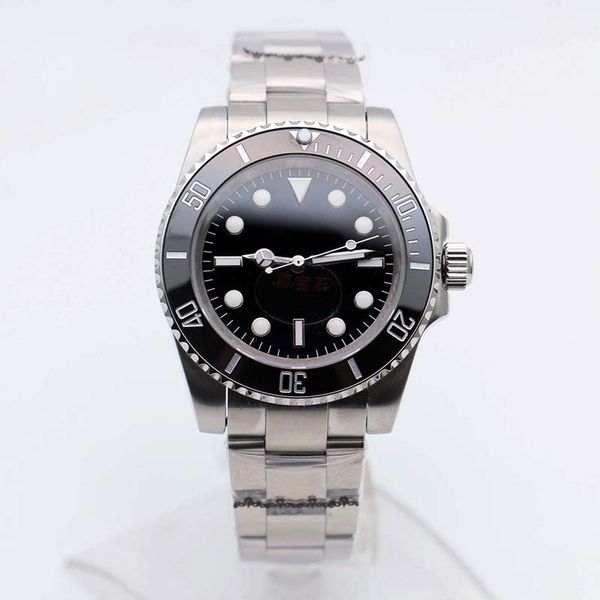 

Dive Watches Mens Automatic 14060m Black No Date Watches Glide Lock Clasp Ceramic Bezel Chrono Date Stainless Steel Orologio Di Lusso Do