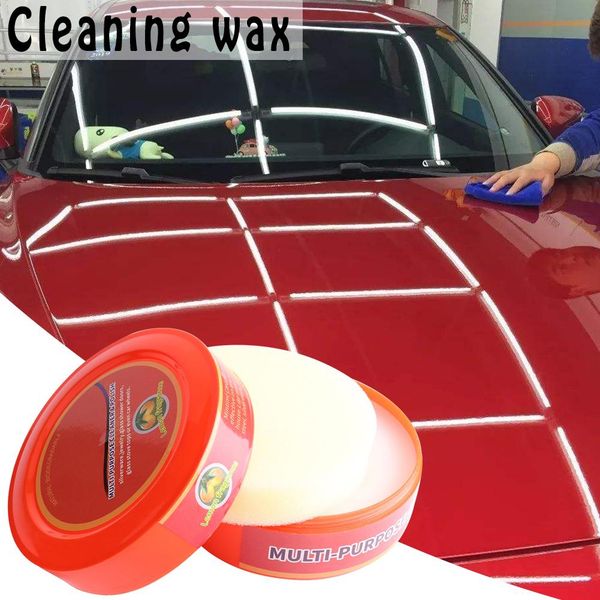 

car care 1 piece 11.5*6cm milky white flavor multi-purpose cleaning wax car care microfiber wax polishing detail towel