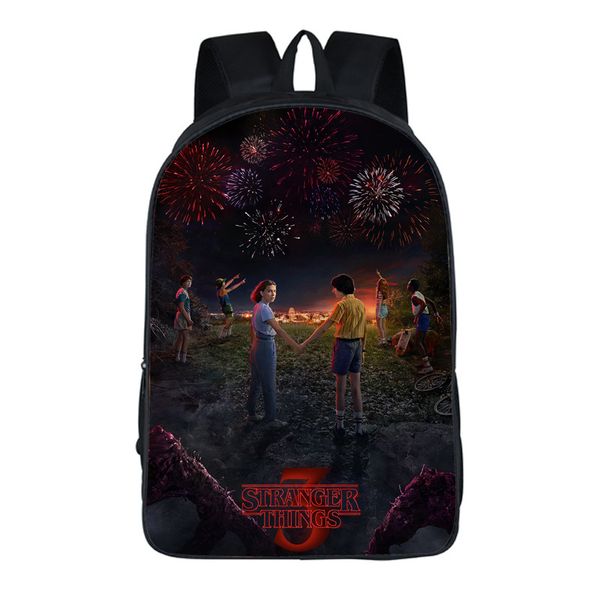

new strange story 3stranger things backpack creative polyester comfortable student bag