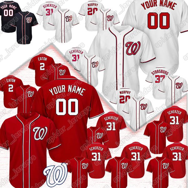 

Custom Washington Jerseys Nationals 34 Bryce Harper 7 Trea Turner Jersey Top quality 100% Stitched
