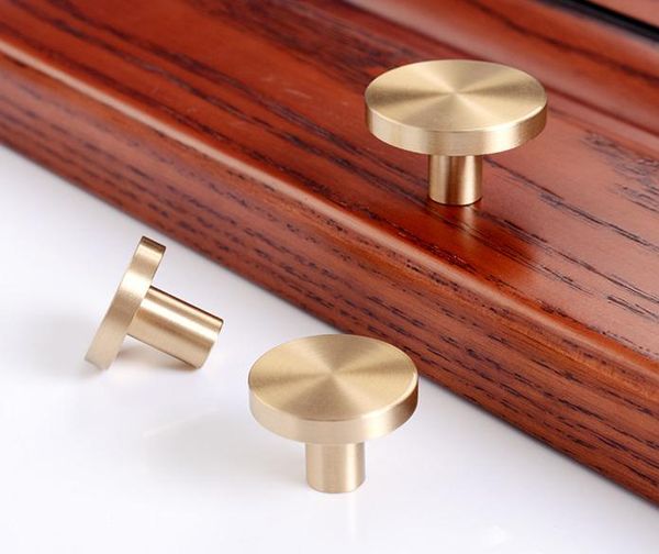 2019 Solid Brass Cabinet Knob Furniture Dresser Kitchen Cupboard