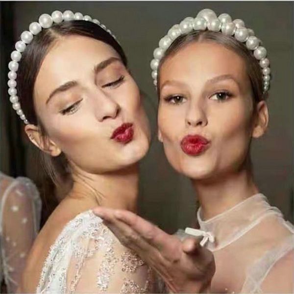 

green pearl шпилька волос стиль девушки шаг за шагом с диапазонами hairband люкс pearl hairband лучший волос ffkqh, Black;brown