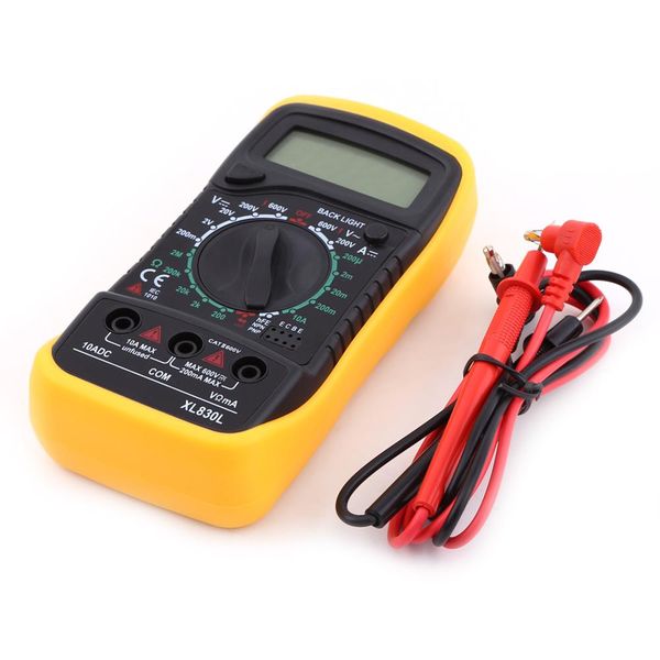 

aneng digital lcd multimeter ac/dc voltmeter resistance current volt ohm tester meter with test line handheld digital multimeter