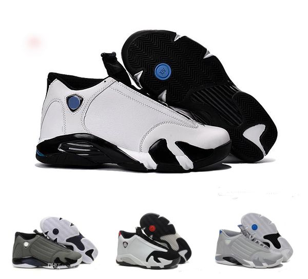

14s basketball shoes men sneakers designer luxury grey yellow black beige black red 14 sports shoes for people with box