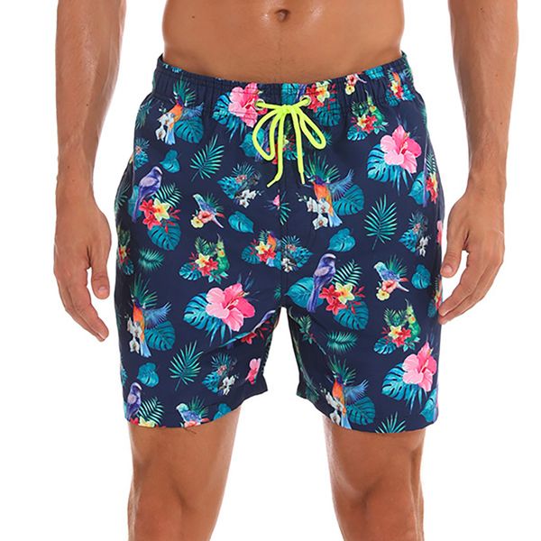 

fashion fast-drying men's color shorts swimming beach shorts flower surfboard swim escatch men's beach trousers a30415