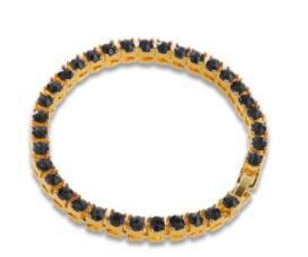 

mens tennis bracelet mens bracelets diamond bracelets color rhinestone chain tennis bracelet bangle chain & link bracelets ing, Black