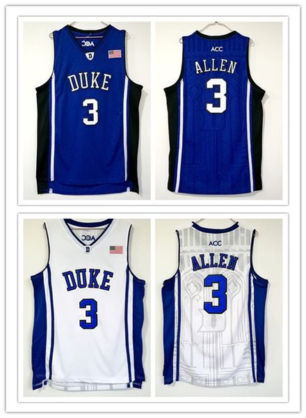 

на заказ duke blue devils # 3 гѬейон аллен мђжина женин молодежне бакеболне майк, Black;red