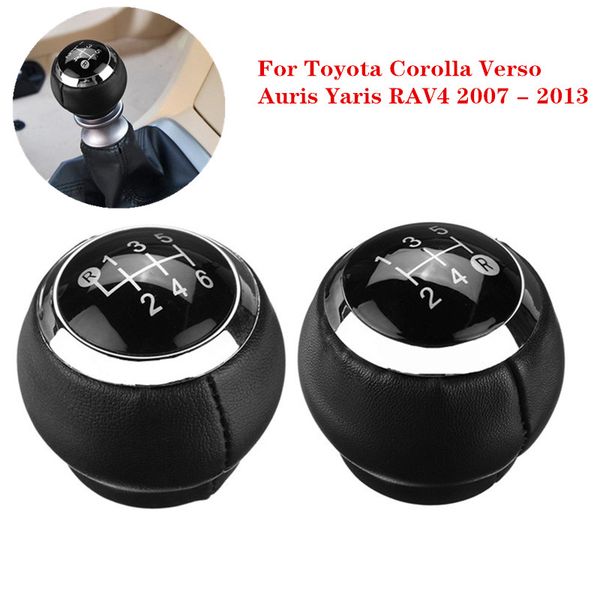 

5/6 speed lever car gear stick shift knob head shifter gear stick plastic for corolla 2007-2013 rav4 avensis yaris
