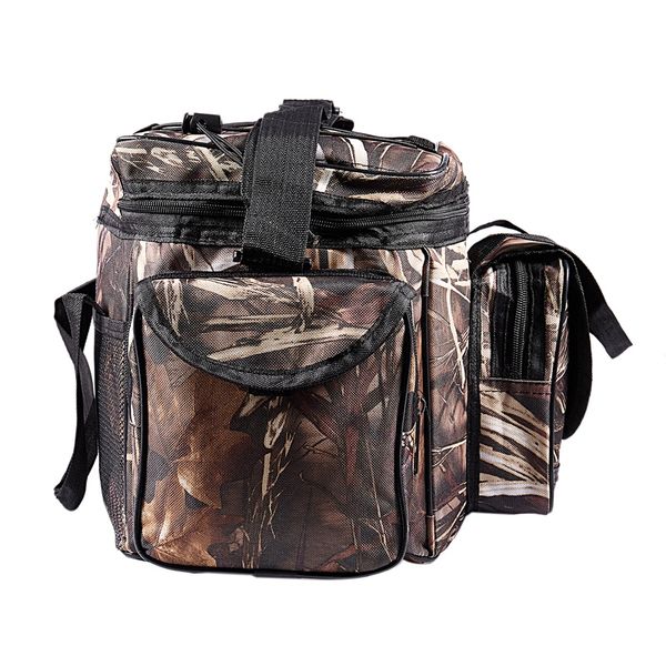

fishing tackle bag 35x20 mm large capacity fishing case lure boxes shoulder strap pockets gear accessories