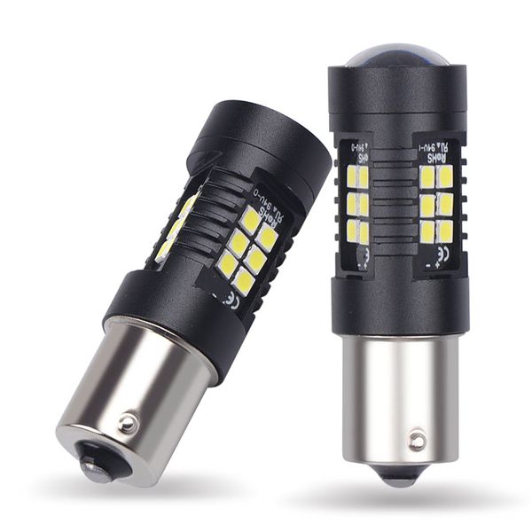

led car 1156 1157 3030 21smd s25 turn signal ba15s 2835 reversing brake light