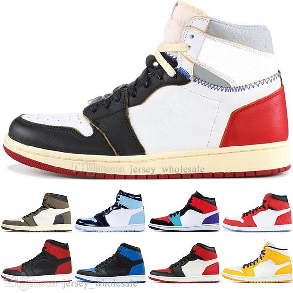 

ellers 1 high og travis scotts cactus jack unc spiderman mens basketball shoes 1s 3 banned bred toe men sports designer sneakers