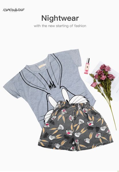 

пижамы женские мультфильм летние пижамы lady pajama sets set пижамы с короткими рукавами футболки повседневные шорты набор домашней одежды l, Black;red