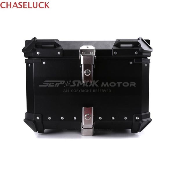 

65l 55l 45l aluminum motorcycle rear storage tool box luggage helmet case trunk rear boxes waterproof universal moto accessories